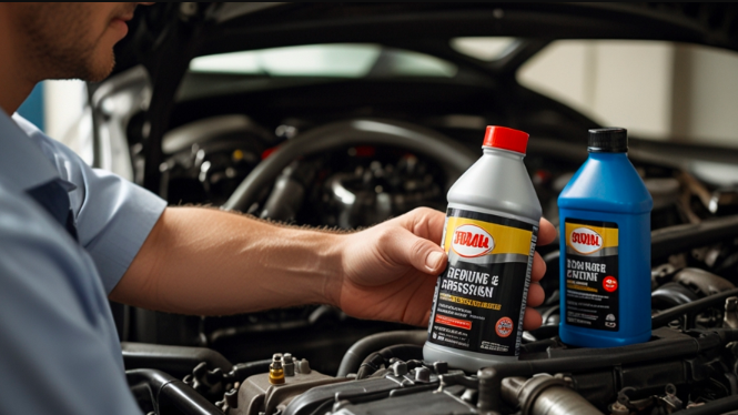 can i used engine restorer and triax oil additive together